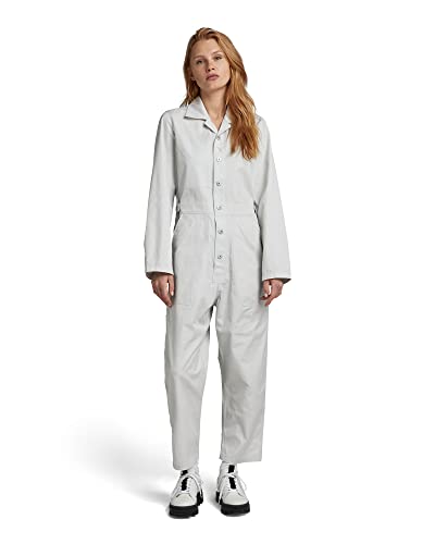 G-Star RAW Relaxed Kombinezon, Kombinezon damski, Szary (oyster mushroom D23038-D384-D607), L