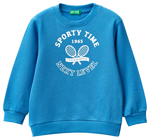 United Colors of Benetton Bluza chłopięca, azzurro Intenso 3f4, 90