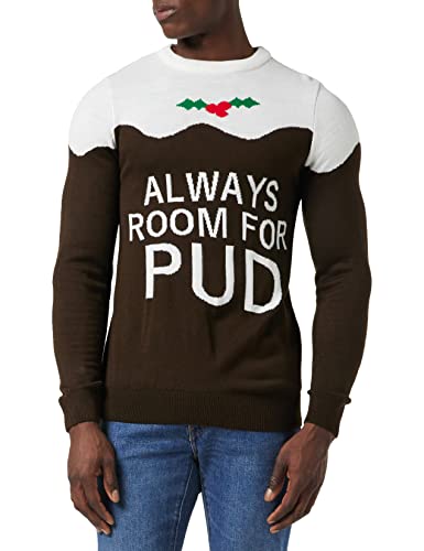 FM London Novelty Christmas sweter męski