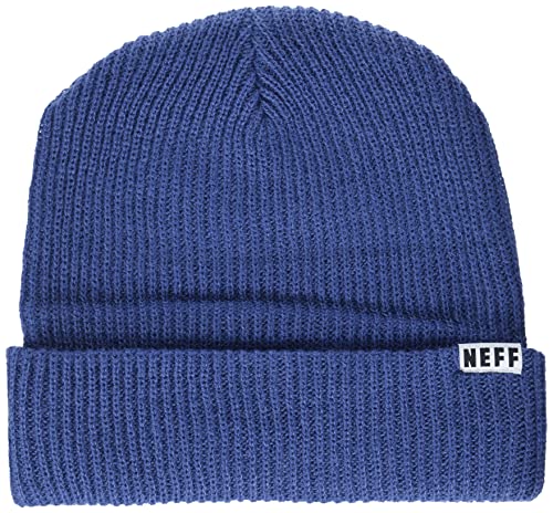 Neff Męska składana czapka beanie, jasnoniebieska, jeden rozmiar, Light Navy, Rozmiar uniwersalny