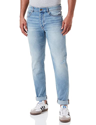 United Colors of Benetton Spodnie męskie 4dhhue00f dżinsy, jasnoniebieski dżins 931, 4, Jasnoniebieski dżins 931, 44