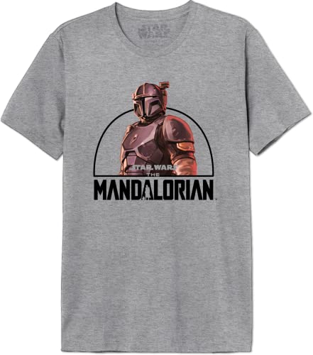 Star Wars Męski t-shirt Meswmants195, szary melanż, L, szary melanż, L