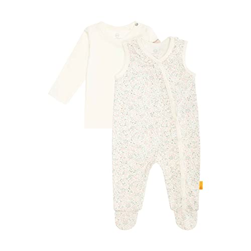 Steiff Zestaw dla dziewczynek Strampler + T-shirt Langarm Maluch śpiący, Tancerz w chmurze, 50 cm