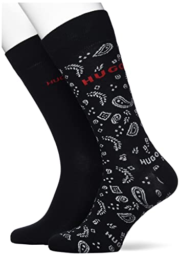 HUGO Skarpety regularne, czarny, 42 EU