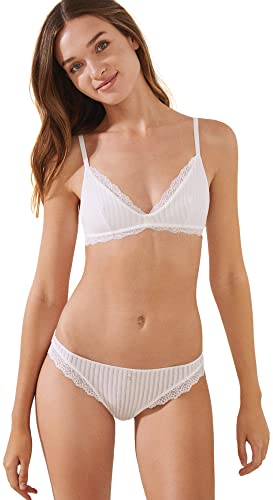 women'secret Damski biustonosz trójkątny, kość słoniowa, 80B, kość słoniowa, 80B