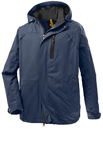 STOY Męska kurtka funkcyjna z odpinanym kapturem – duże rozmiary STS 12 MN JCKT, granatowa, 6XL, 38109-000