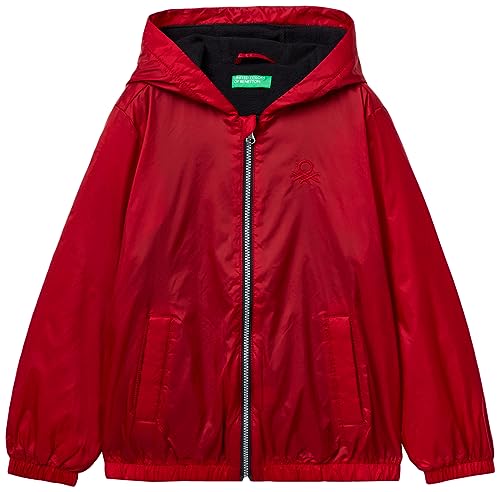 United Colors of Benetton Kurtka dla dzieci i młodzieży, Czerwony 0v3, S