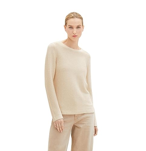 TOM TAILOR Sweter damski, 30265 - Soft Buttercream Melange, XXS