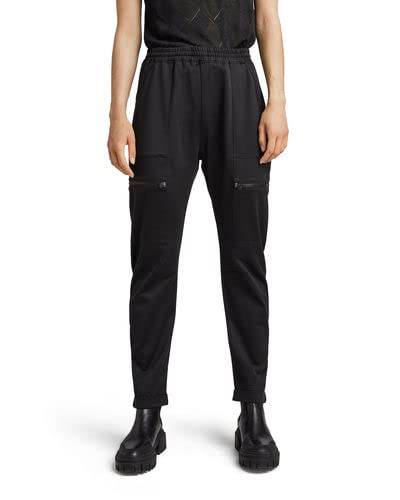 G-STAR RAW Cargo 3D Boyfriend Track spodnie damskie spodnie dresowe, Czarny (Caviar D22364-c813-d301), XL
