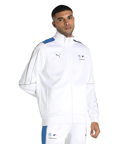 PUMA Męska kurtka dresowa BMW MMS Mt7, biała, XXL, biały, XXL
