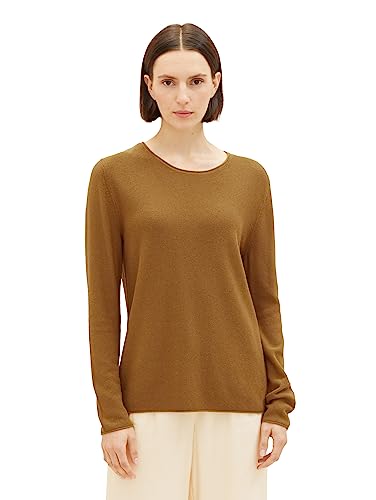TOM TAILOR Sweter damski, 11218 – Khaki Olive, L