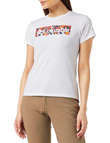 Columbia Damska koszulka z grafiką Sun Trek Ramka na kwiaty tajfun XL