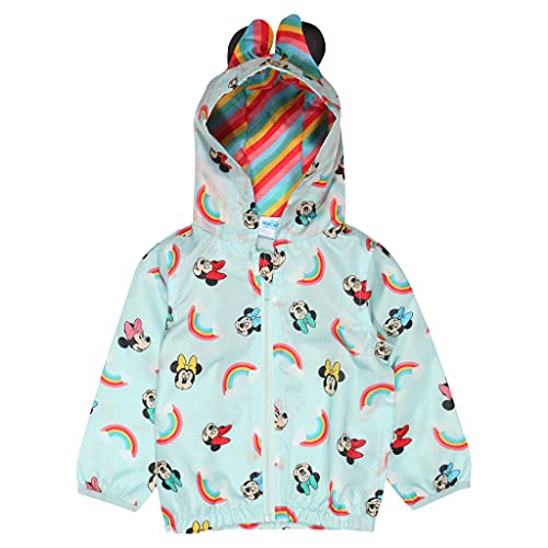 Disney Myszka Minnie Face AOP Dziewczyny Rain Mac | Oficjalny produkt | Płaszcz Myszki Miki, Pomysł na prezent dla dziewcząt