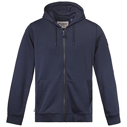 Dolomite Męska kurtka dziecięca Chaqueta Con Capucha Fleece MS Gardena Wood Blue, XXL, Wood Blue