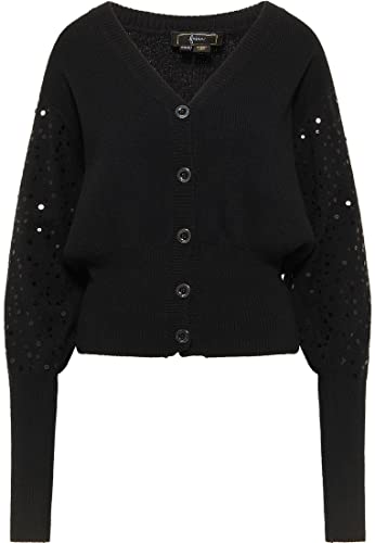 NALLY Damski kardigan 11019350-NA02, czarny, M/L, czarny, M-L