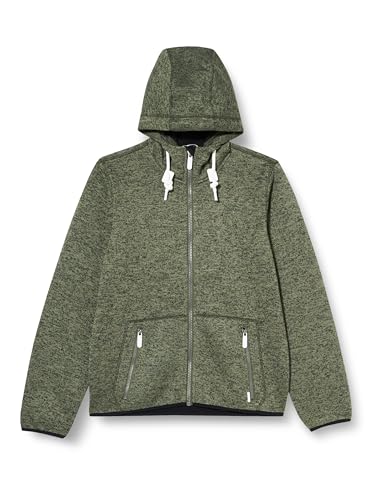 Colina Męska kurtka polarowa Altiplano, Oliwkowy melanż, S