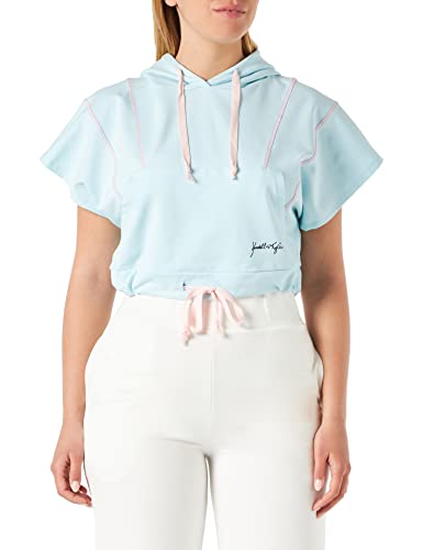 KENDALL & KYLIE Damska bluza z kapturem, Baby Blue/Pink, XS