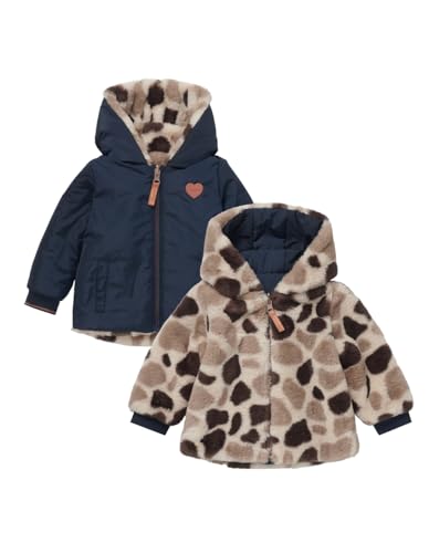 Noppies Kids Dziewczęca kurtka dziewczęca Ladonia dwustronna kurtka zimowa, Dark Sapphire - P208, 74 cm