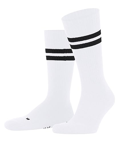 FALKE Uniseks Dynamic U SO Bawełna z wzorem 1 Para, Biały (Offwhite 2030), 37-38