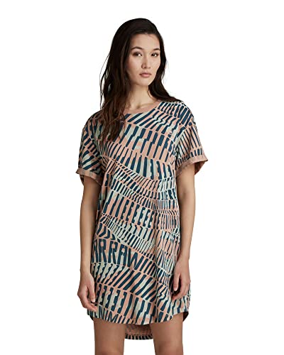 G-STAR RAW Lash Fem luźna koszulka damska, Wielokolorowy (Tuscany Wave Camo C334-d097), XS