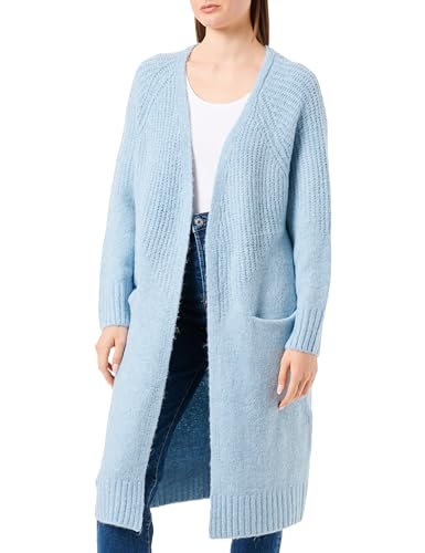 aleva Damski otwarty kardigan 15625012-AL04, błękitny, XL/XXL, błękitny, XL-XXL