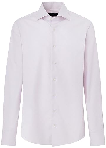 Hackett London Koszulka męska Houndstooth Dobby, różowy (różowy/biały), 40