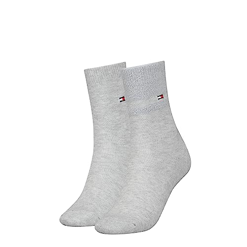 Tommy Hilfiger Skarpety damskie CLSSC (2 sztuki), szary melanż, 35-38 EU