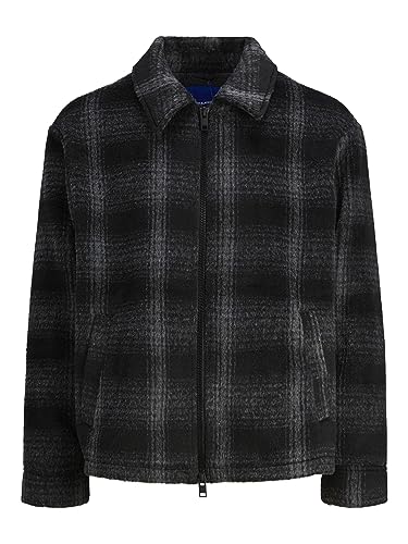 JACK & JONES Męska kurtka polarowa Jcolunar Sn, czarny, L