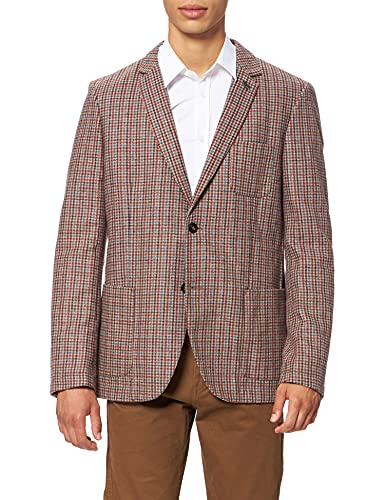 camel active Kurtka męska, Rot (Red Checked 52), 48