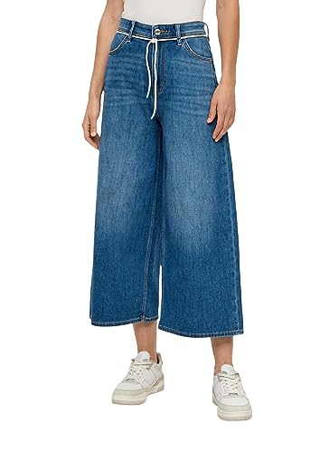 s.Oliver damskie spodnie jeansowe Culotte Suri Blue 34, niebieski, 34