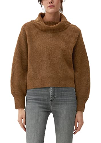 s.Oliver Damski sweter z dzianiny, brązowy, 36