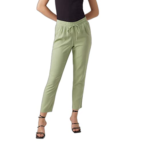 Vero Moda Vmjesmilo Ankle Pants Ga Noos Spodnie Damskie, Reseda, XL