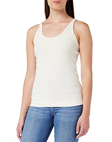 G-STAR RAW Koszulka damska Slim Rib Tank Top, Biały (Papyrus D107-d113), S