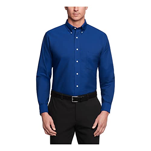 Van Heusen Klasyczna koszula męska, Angielski Blue, XL