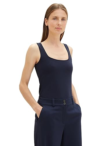 TOM TAILOR Top damski, 10668 - Sky Captain Blue, XL