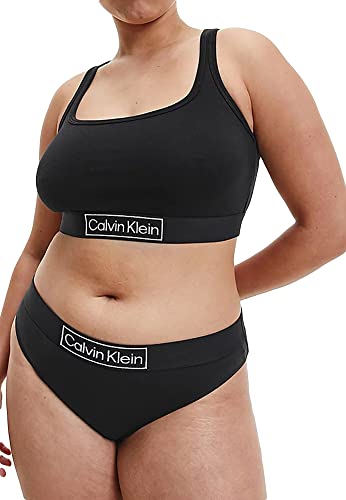 Calvin Klein Damski biustonosz bez podszewki (FF), Czarny, XXL