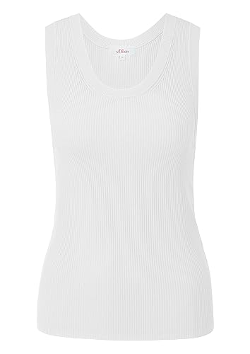 s.Oliver Damski kardigan długi, biały, 40