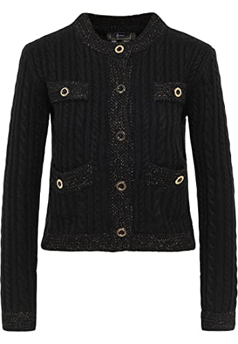 aleva Damski kardigan 11019576-AL04, czarny, XL/XXL, czarny, XL-XXL
