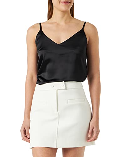 Morgan damska spódnica trapezowa z wysokim stanem JRINA Ecru T40, Off White, 38