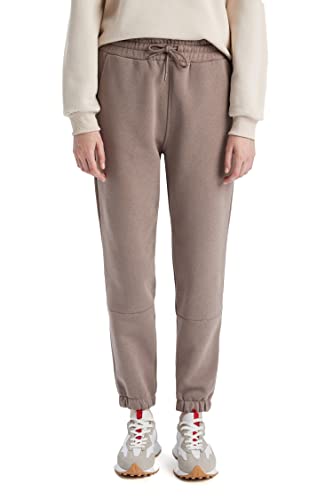 DeFacto Spodnie do biegania dla kobiet damskie spodnie dresowe do biegania (szare, rozmiar XS), szary, XS