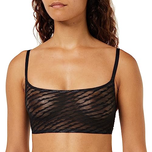 Sloggi Damski biustonosz Zero Lacy H, czarny, L