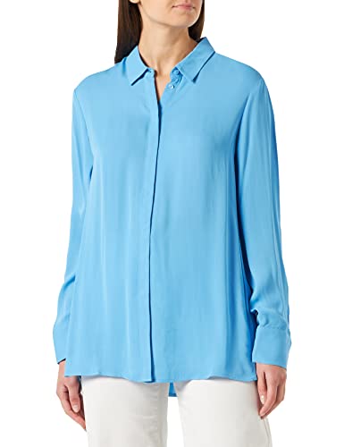 s.Oliver Bernd Freier GmbH & Co. KG Bluzka damska, z długim rękawem, niebieska, 44 (DE), niebieski, 44