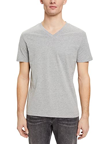 ESPRIT T-shirt męski 993EE2K306, 039/MEDIUM Grey 5, L, 039/Medium Grey 5, L