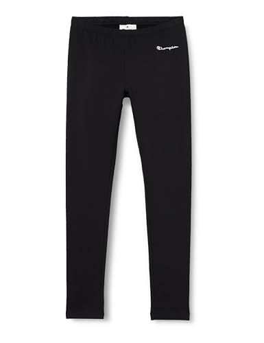 Champion Legacy American Classics G-Light-Stretch polar Legginsy dla dzieci i dziewcząt, Czarny, 13-14 lat