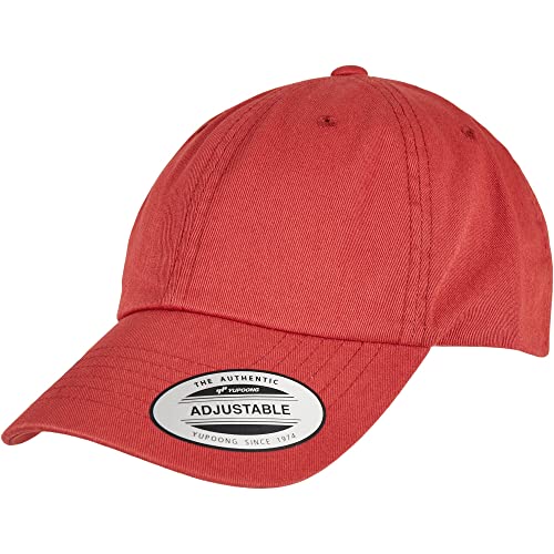 Flexfit Unisex Ecowash Dad Cap czapka baseballowa, różowa, jeden rozmiar