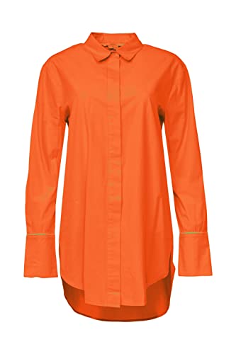 ESPRIT Bluzka koszulowa oversize, 635/pomarańczowy czerwony, XXS