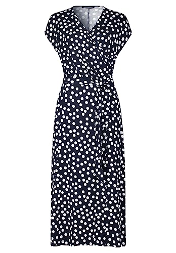 Betty Barclay Damska sukienka z dżerseju z nadrukiem kwiatowym, niebieski, 40