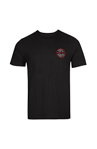 O'Neill Męski T-shirt z krótkimi rękawami, podkoszulek (opakowanie 4 szt.), 19010 czarny, S-M