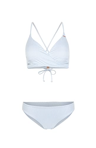 O'NEILL BAAY MAOI Bikini, 35101 Blue Simple Stripe, Regularny damski, 35101 Niebieski prosty pasek