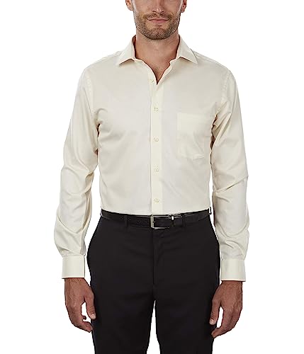 Van Heusen Męska koszula typu regular Fit Flex Collar Stretch Solid Smoking